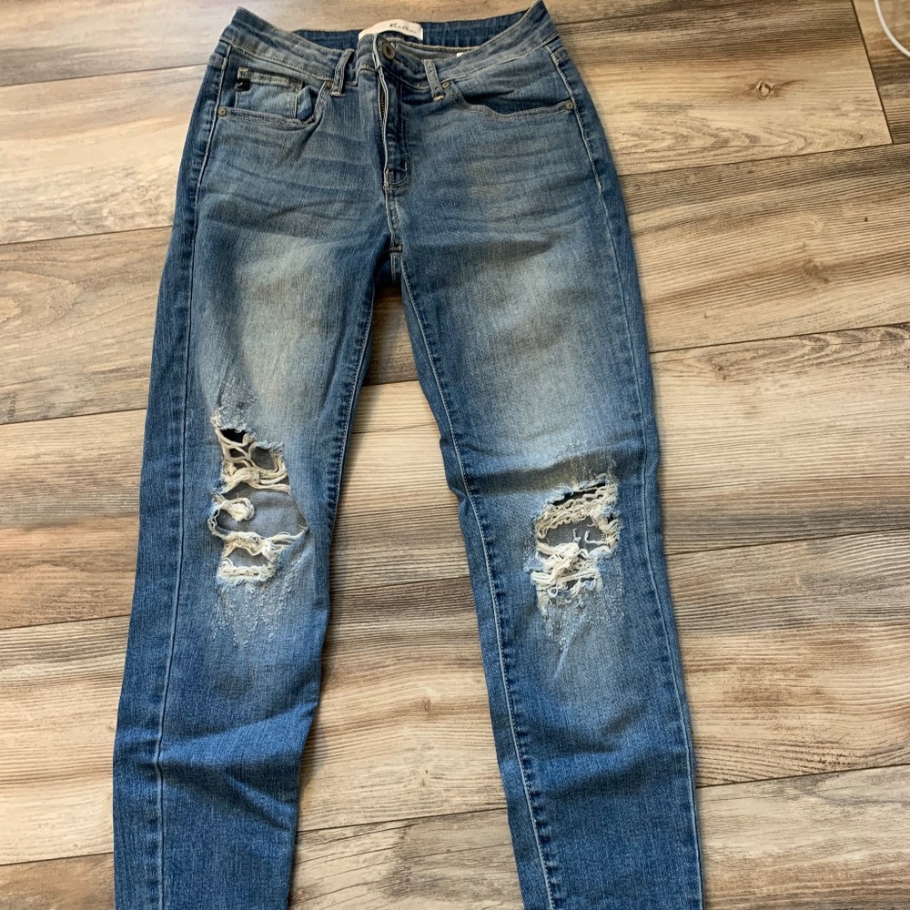 KanCan Distressed Skinny Jeans Size 7/27